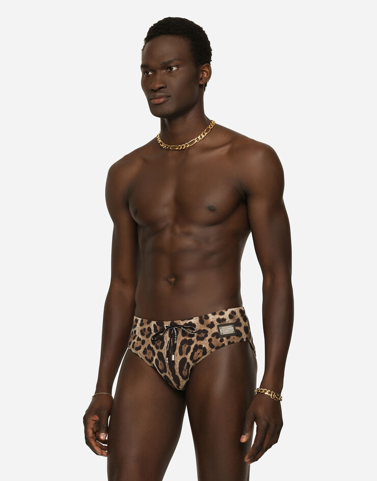 Dolce & Gabbana Leopard Print Boxers