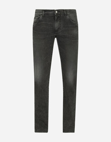 Dolce & Gabbana Jeans skinny stretch grigio lavato Nero G8PT1TG7F2I