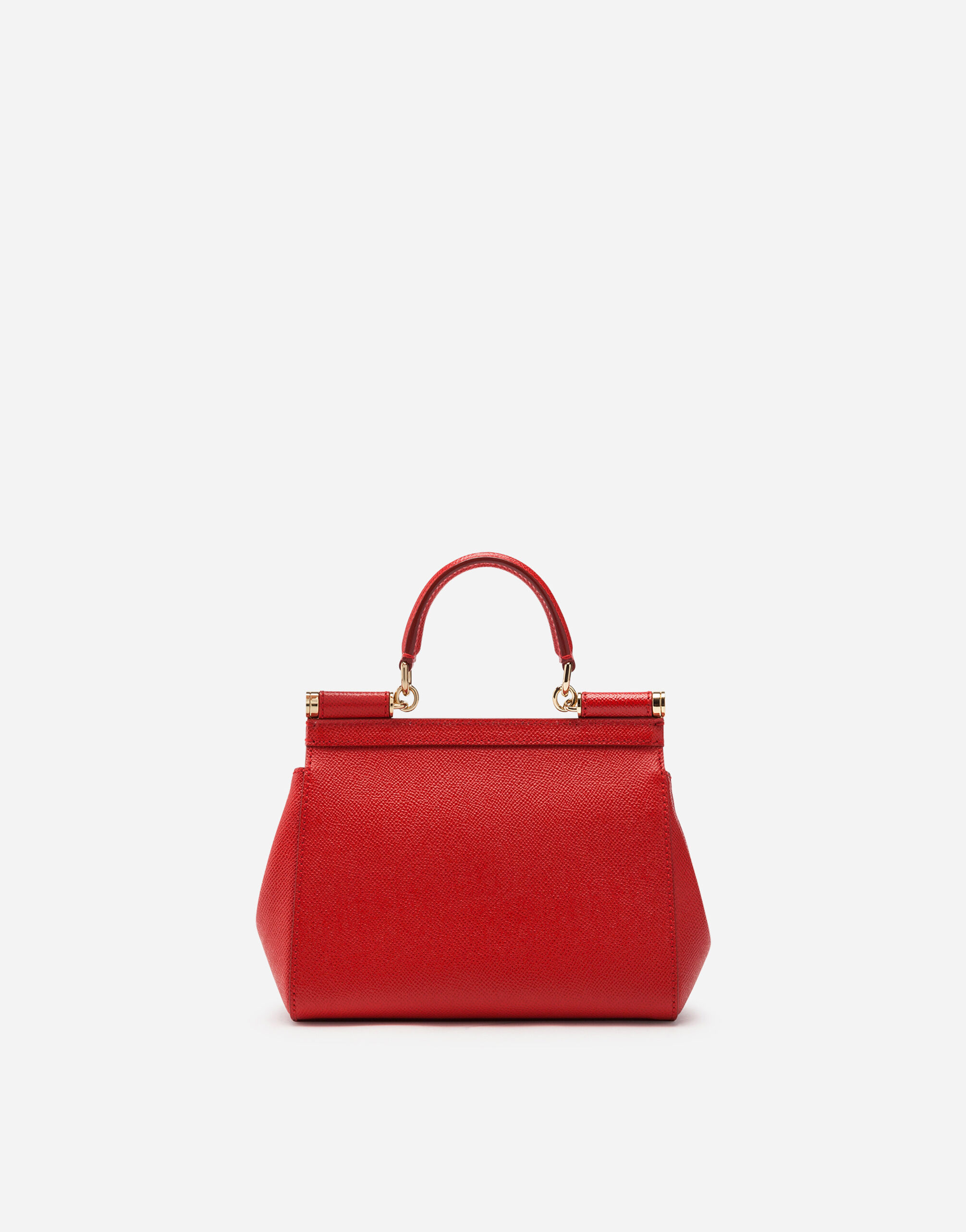 女士红色Sicily 中号手袋| Dolce&Gabbana®