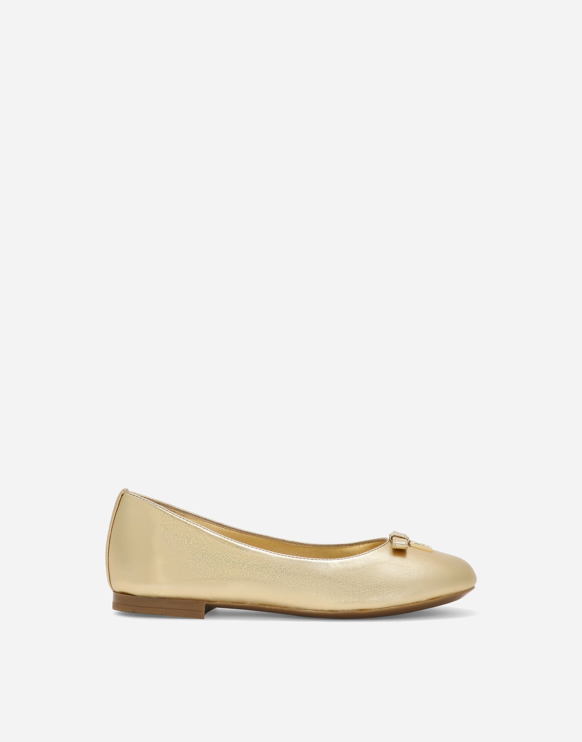 ${brand} Foiled nappa leather ballet flats ${colorDescription} ${masterID}