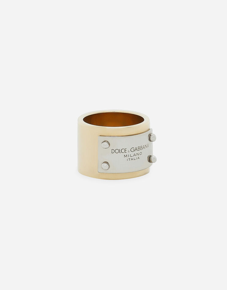 Dolce&Gabbana Ring with branded tag Multicolor WRP6T3W1111