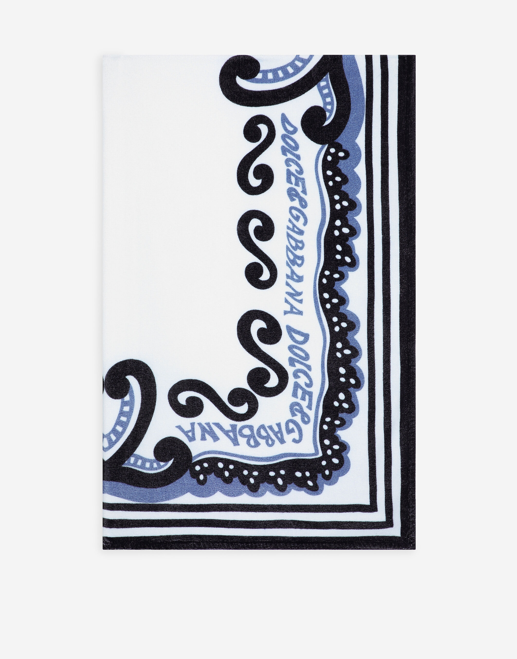 Dolce & Gabbana Marina-print cotton beach towel Print M4A13TFIM4R