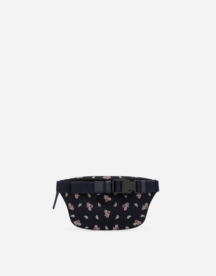 Dolce & Gabbana Nylon belt bag with bandanna print Print EM0072AW426