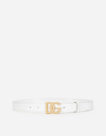 ${brand} Calfskin belt with DG logo ${colorDescription} ${masterID}