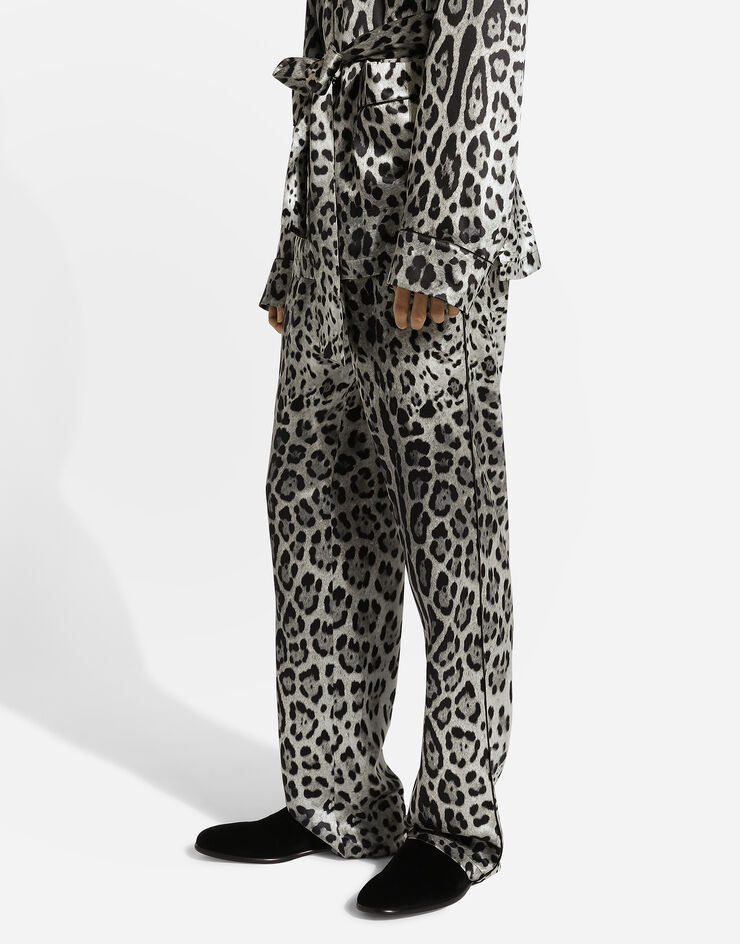 Dolce & Gabbana Leopard-print satin pants Print GVRMATIS1WT