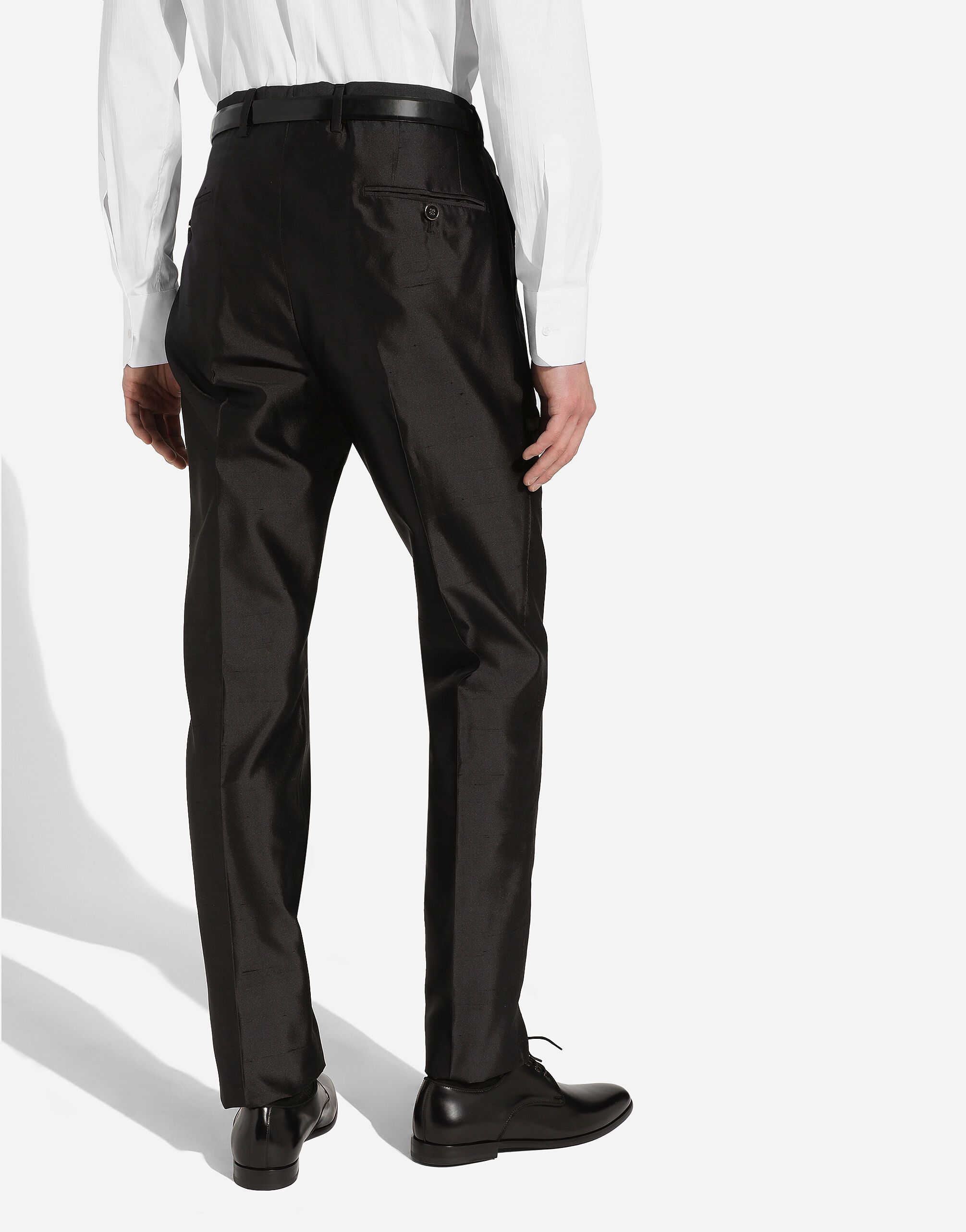 Single-breasted Sicilia-fit suit in Black for Men | Dolce&Gabbana®