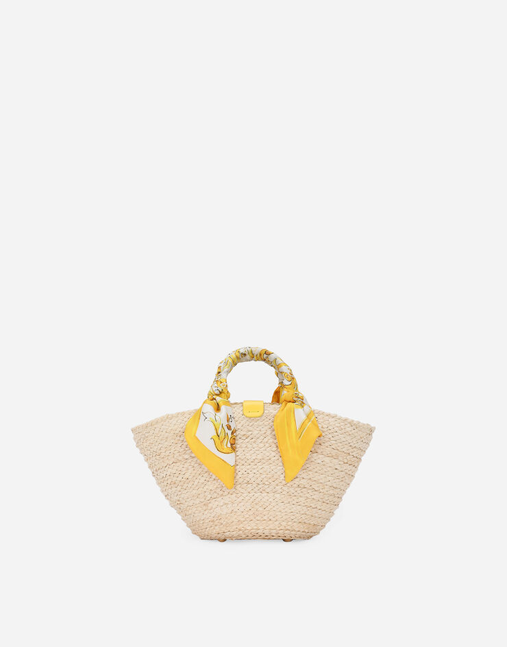 Dolce & Gabbana حقيبة تسوق كيندرا صغيرة أصفر BB7695AV860