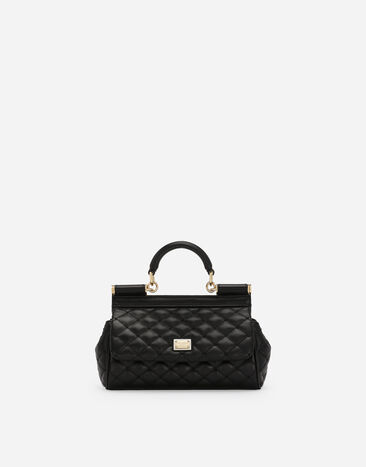 Dolce & Gabbana Sac à main Sicily petit format Noir BB7116AV967