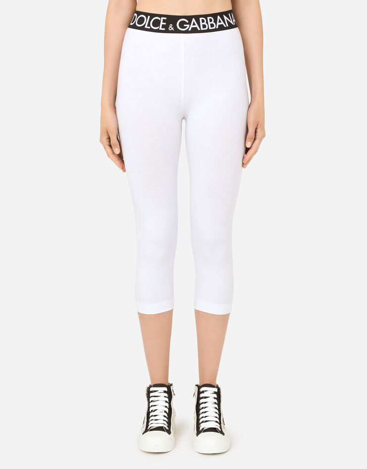Dolce & Gabbana Technical Jersey Leggings With Branded Elastic - Farfetch