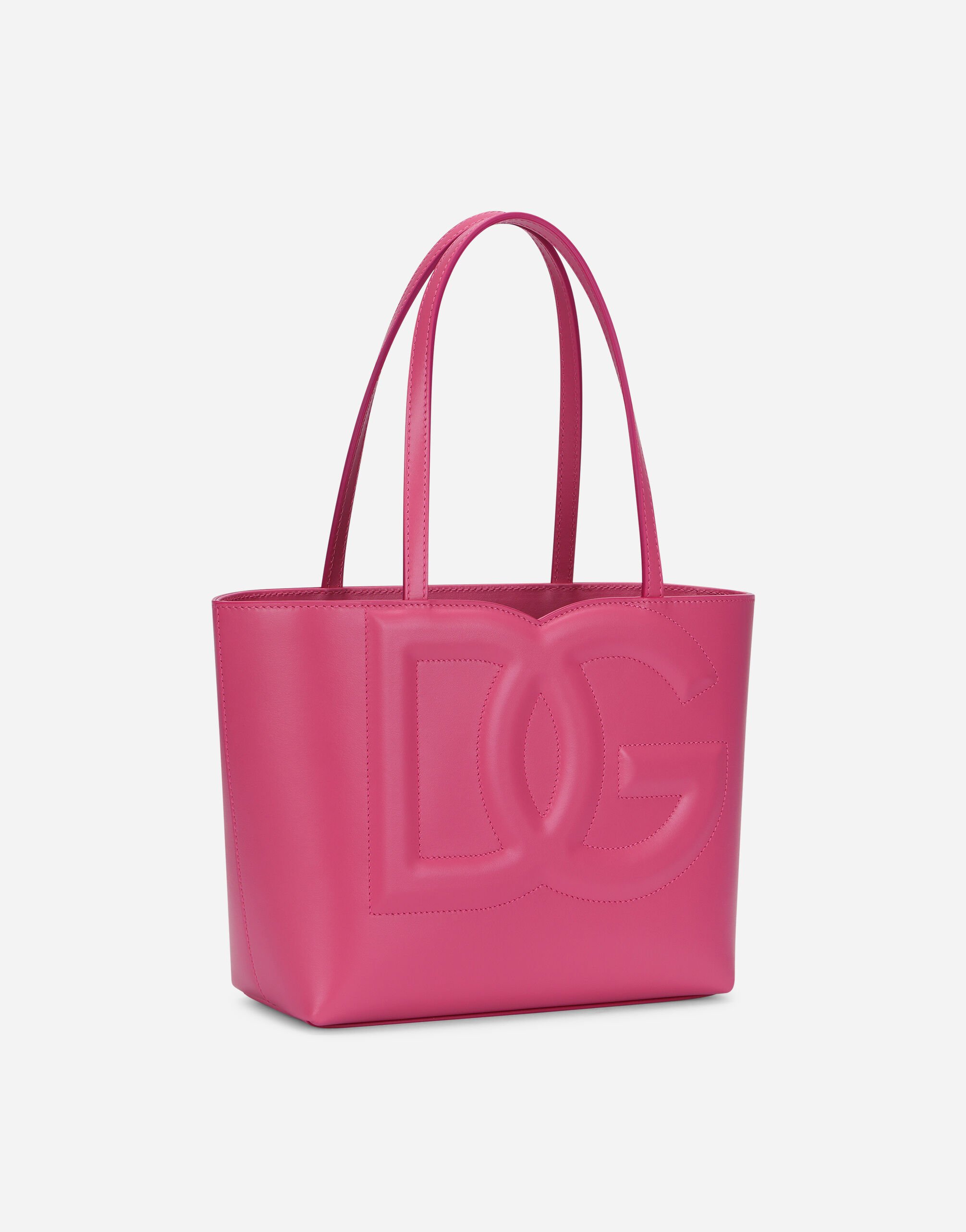 Small calfskin DG Logo Bag shopper