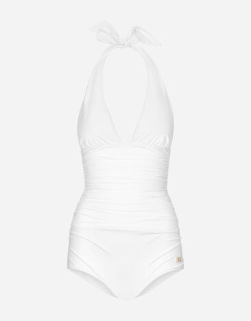 ${brand} One-piece swimsuit with plunging neckline ${colorDescription} ${masterID}