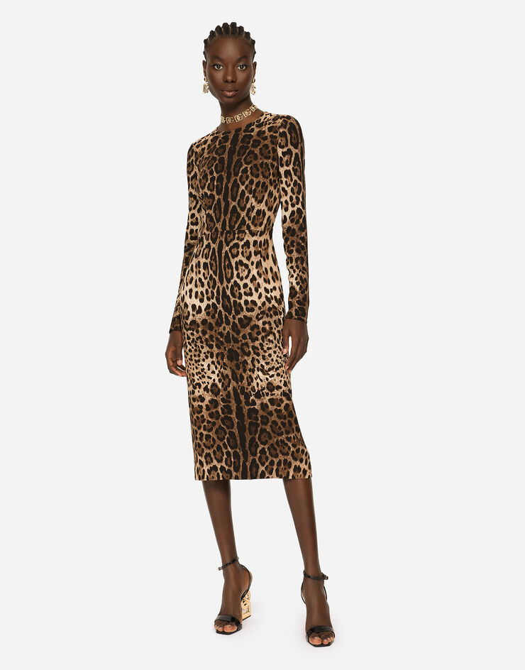Dolce and Gabbana Leopard Print Slip Dress 90s D&G Vintage Leopard Wiggle  Dress Dolce Gabbana Pinup Dress Black Lace Stretch Cheetah Print -   Canada