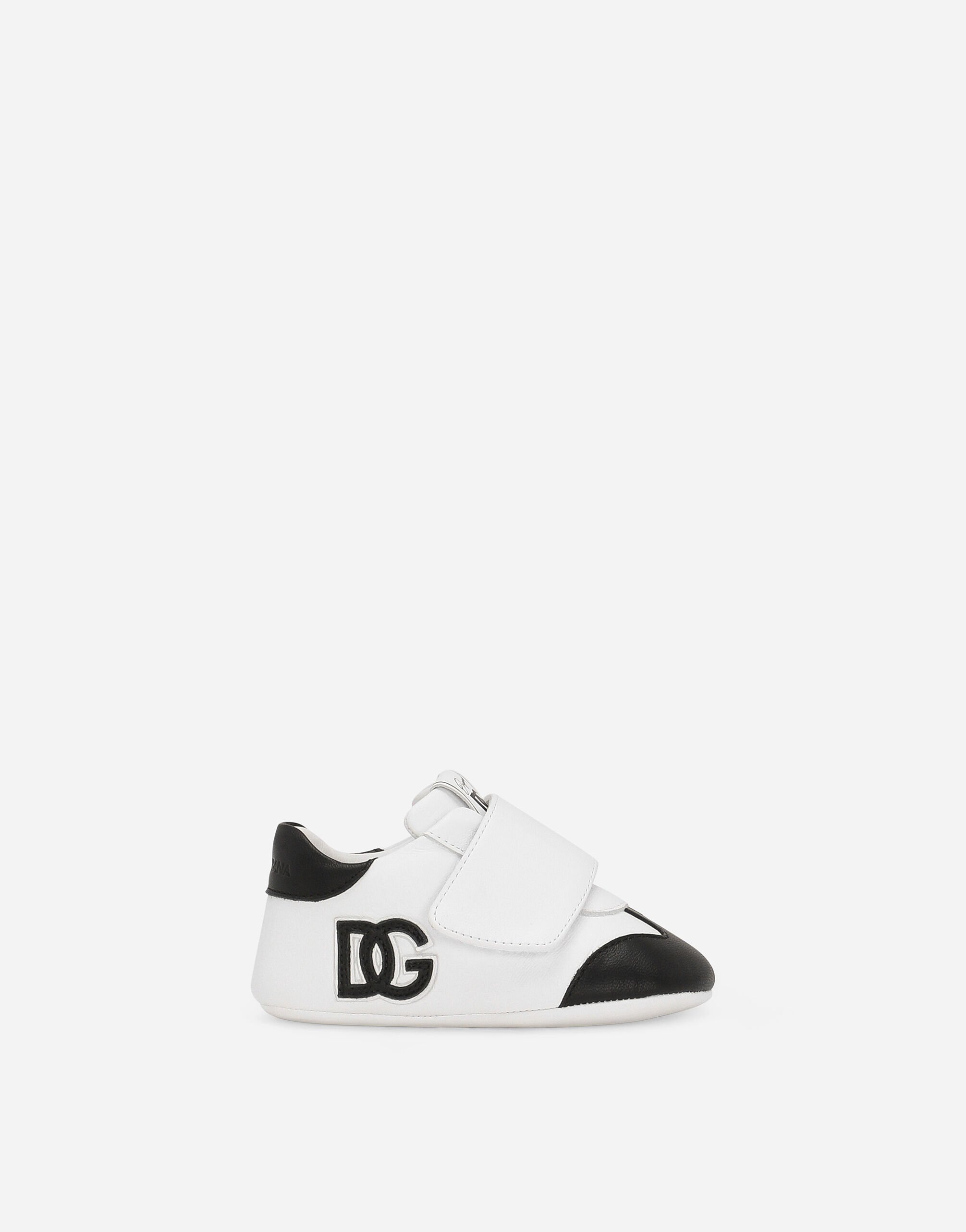 Dolce & Gabbana Lambskin low-top sneakers with DG logo Multicolor DK0117AC514