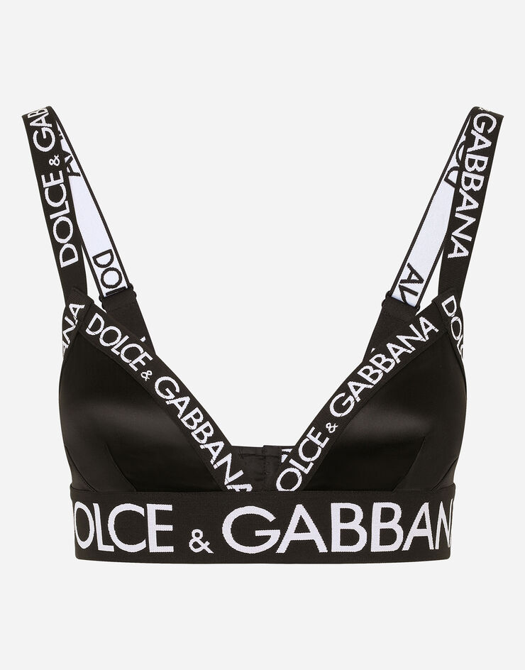 Dolce & Gabbana Logo Trim Sports Bra — Lola's Closet