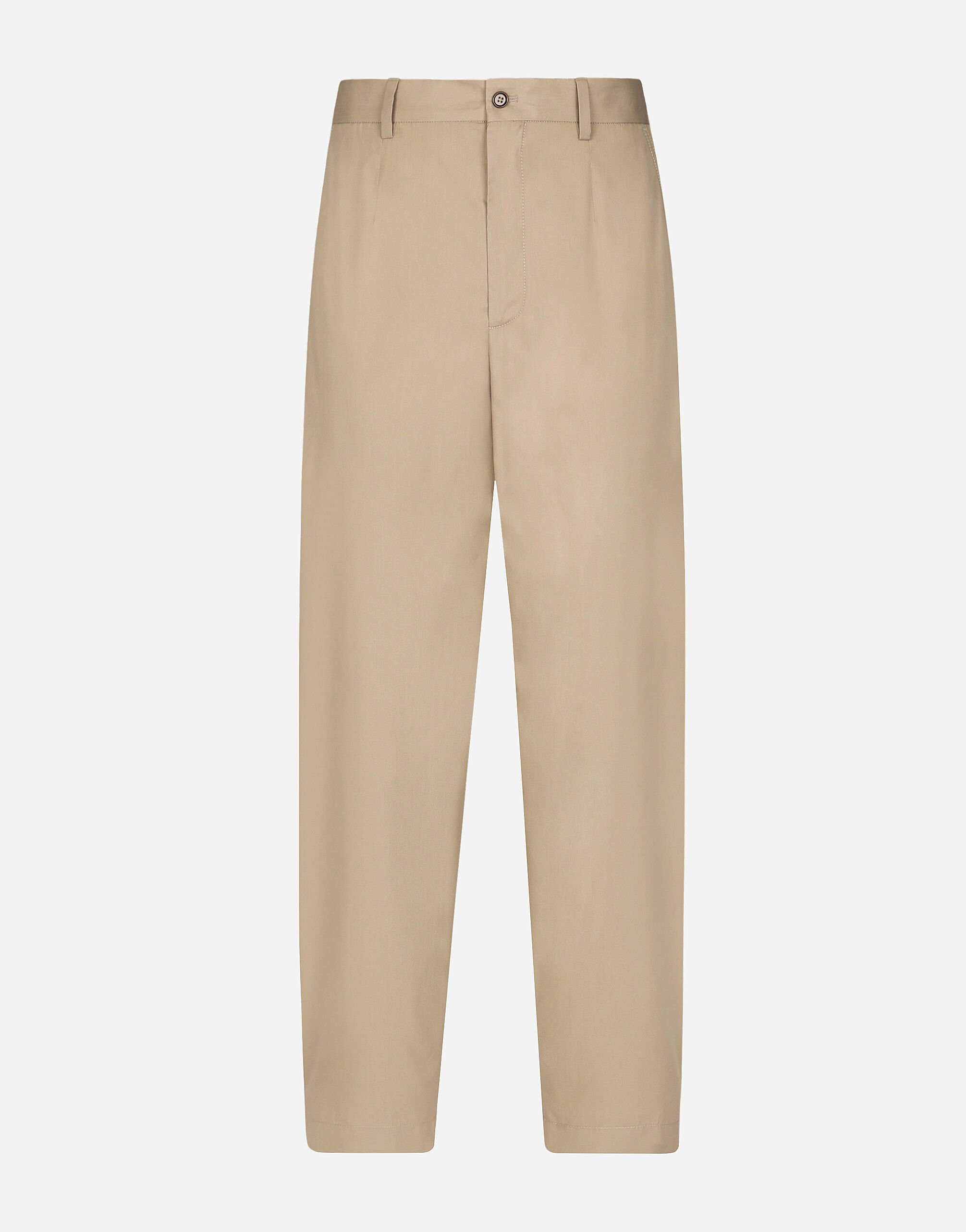 ${brand} Pantalon en popeline de coton ${colorDescription} ${masterID}