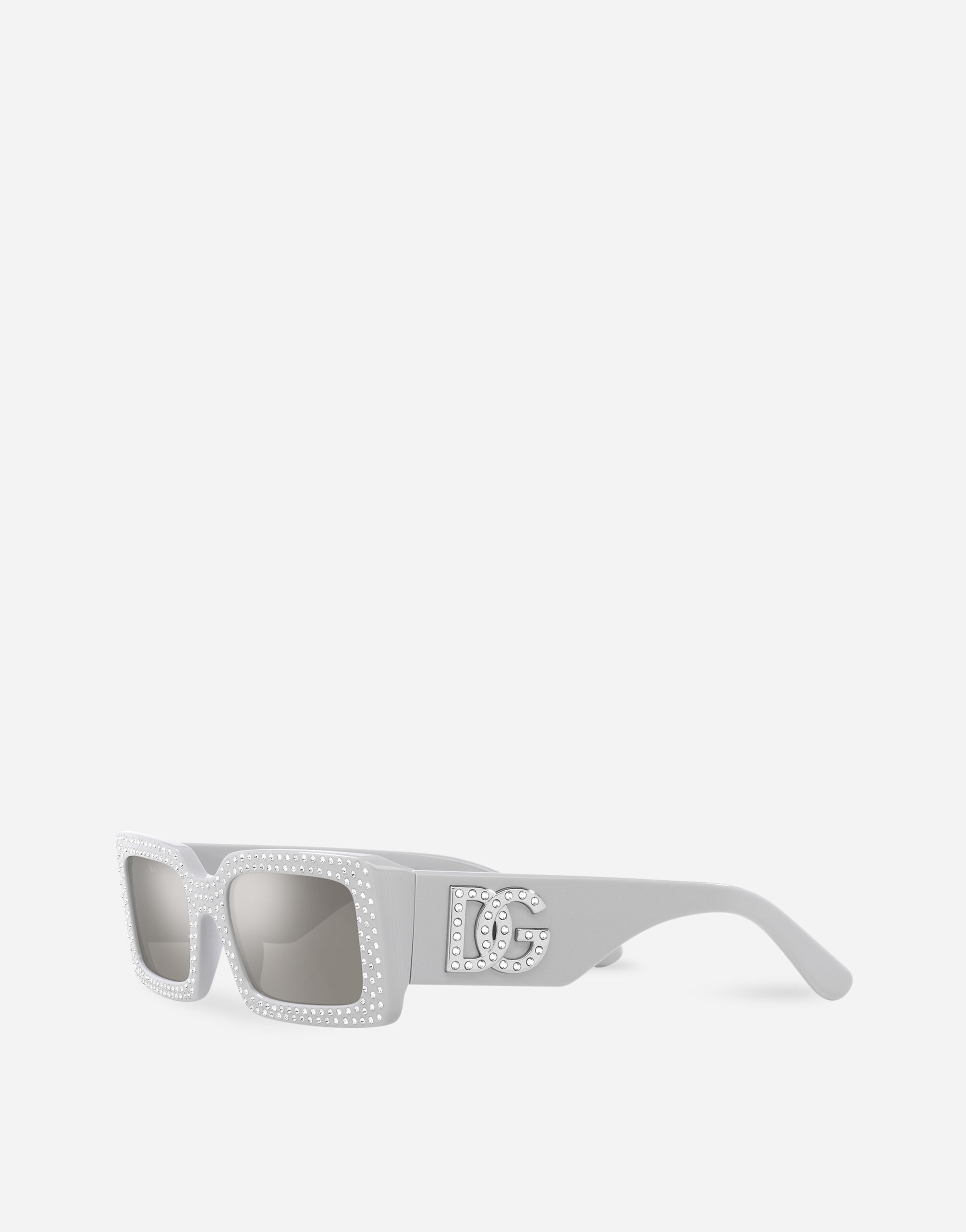 グレー DG Crystal sunglasses | Dolce&Gabbana®