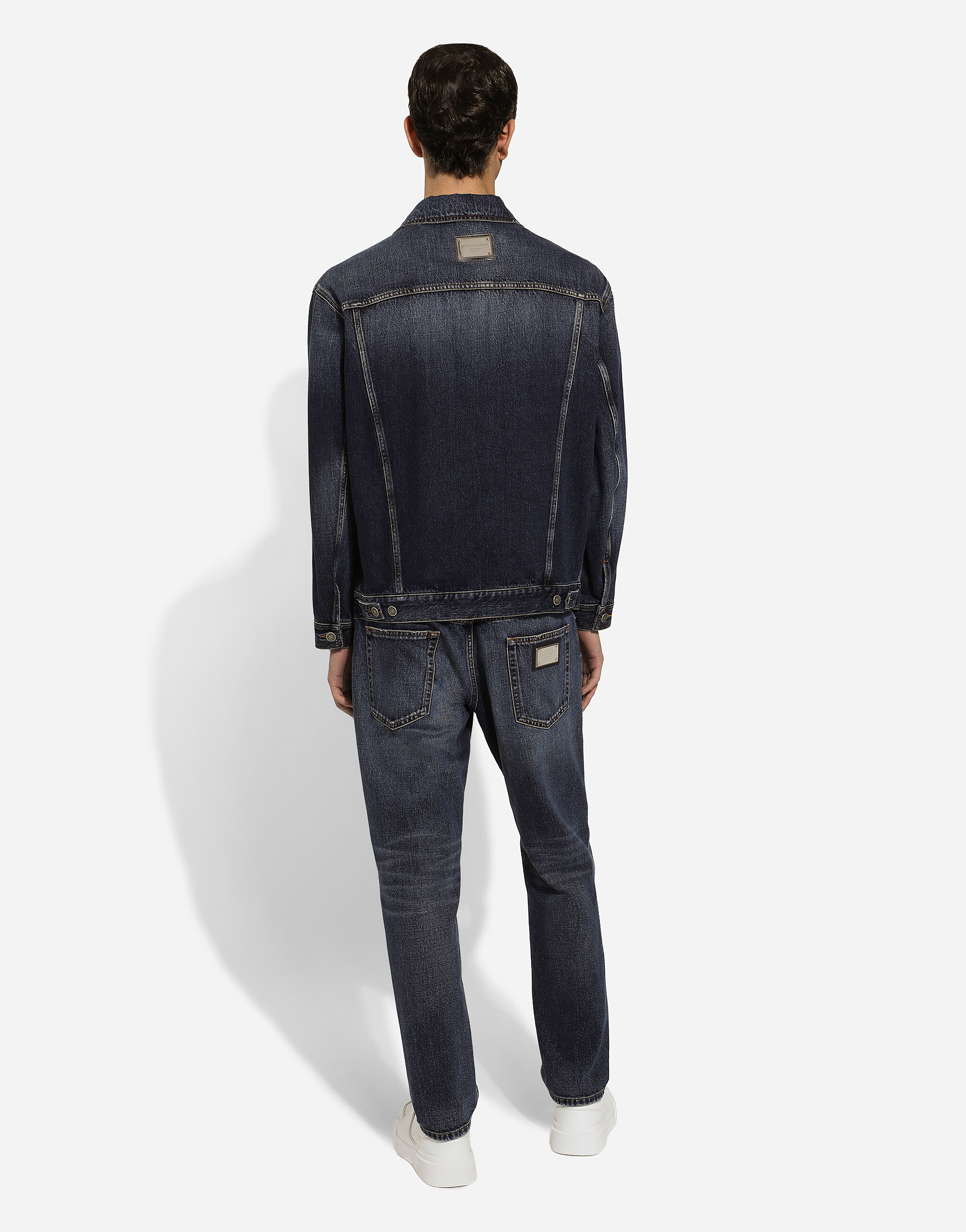 Loose blue denim jeans in Blue for Men | Dolce&Gabbana®