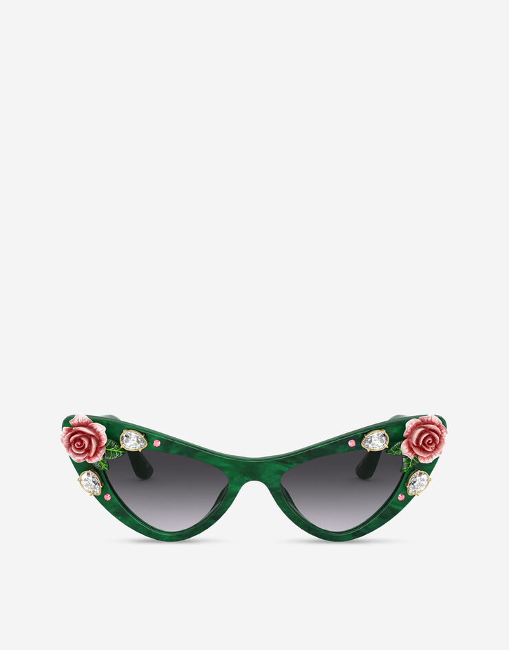 Dolce & Gabbana Tropical rose sunglasses VERT VG436BVP08G