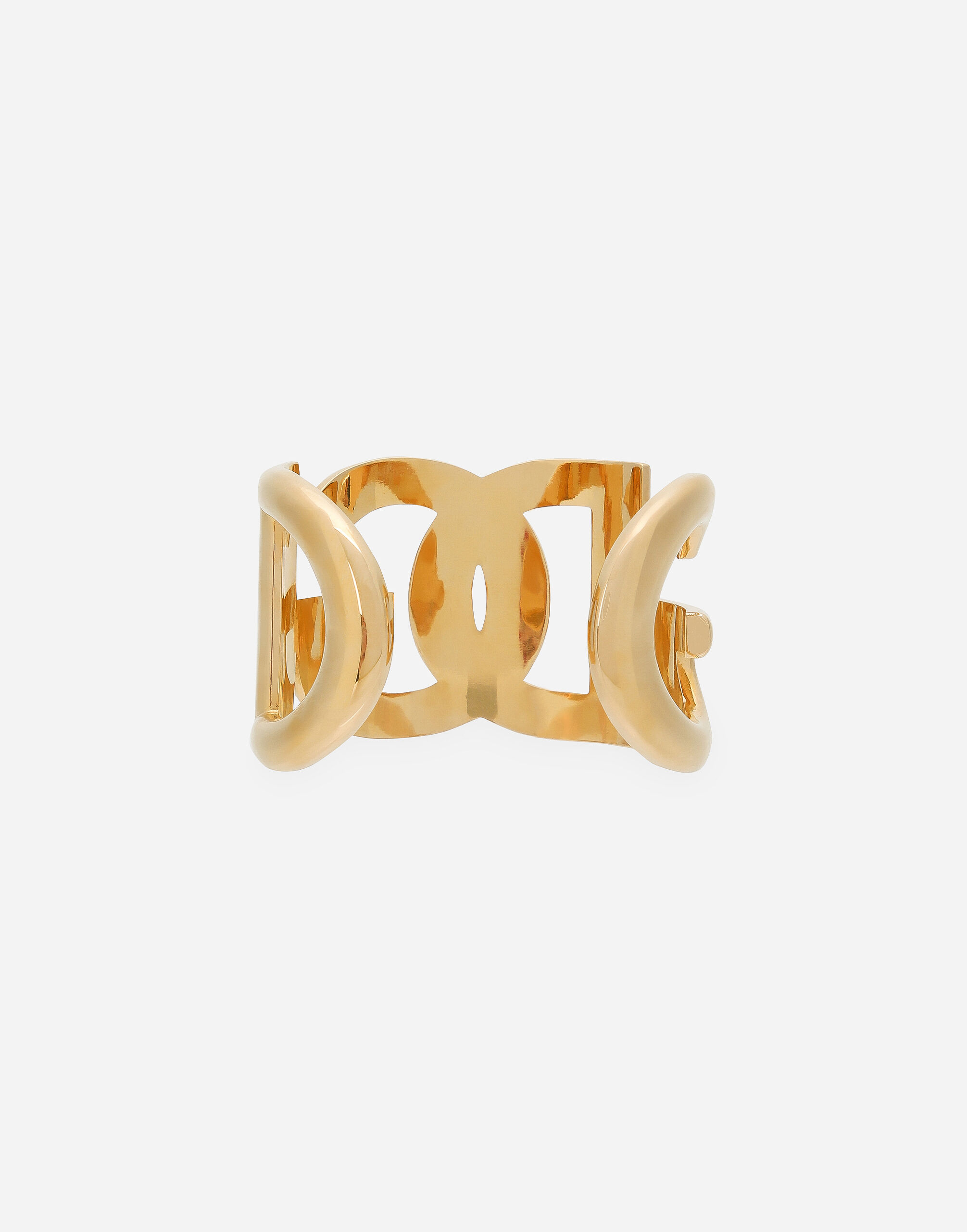 Rigid bracelet with DG logo in Gold for | Dolce&Gabbana® US