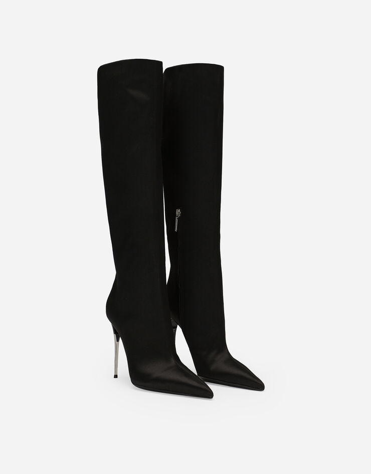 Dolce & Gabbana Satin boots 블랙 CU1126A7630