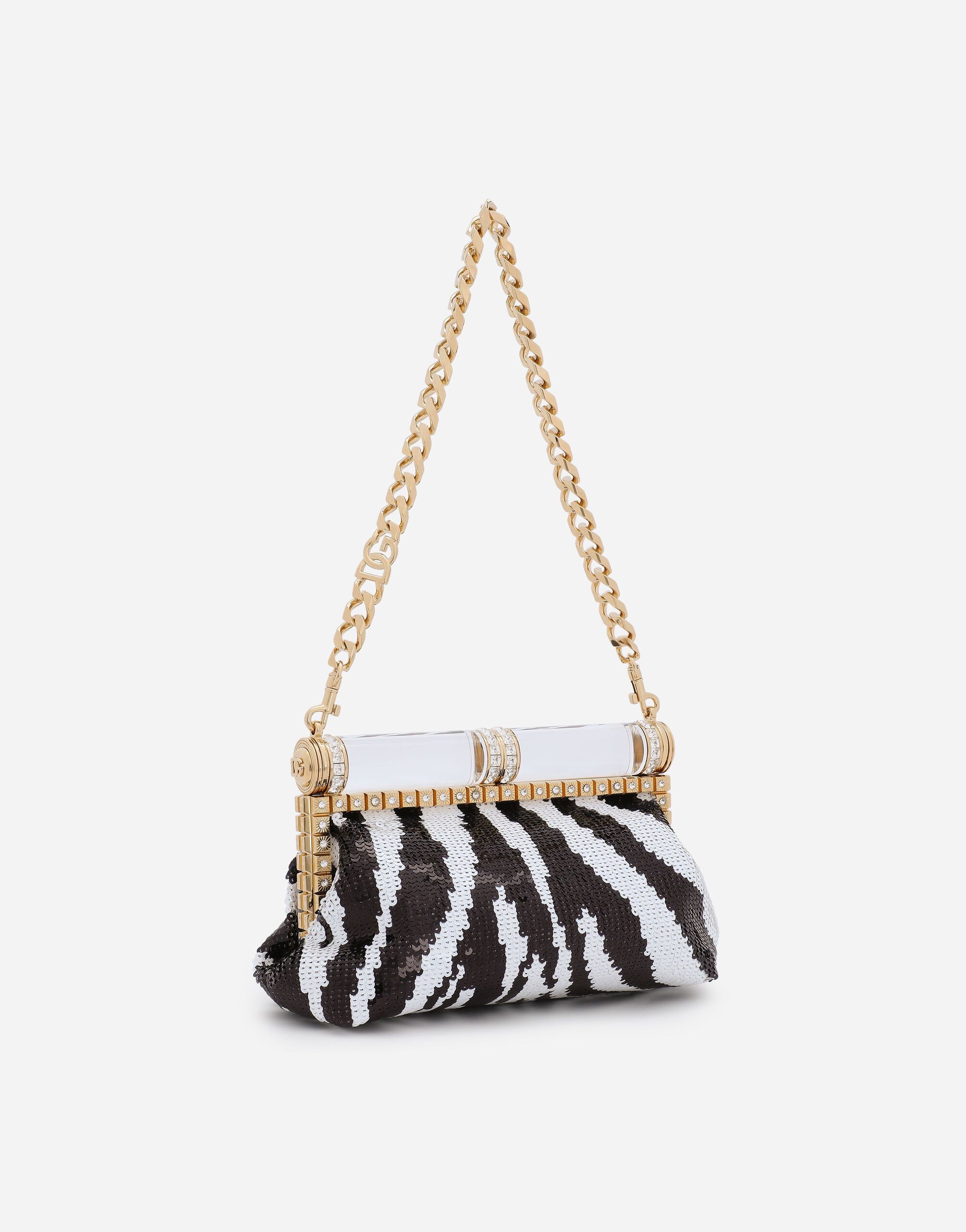 Sequined zebra-design bag in Multicolor for | Dolce&Gabbana® US