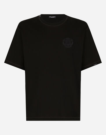 ${brand} Cotton T-shirt with logo embroidery ${colorDescription} ${masterID}