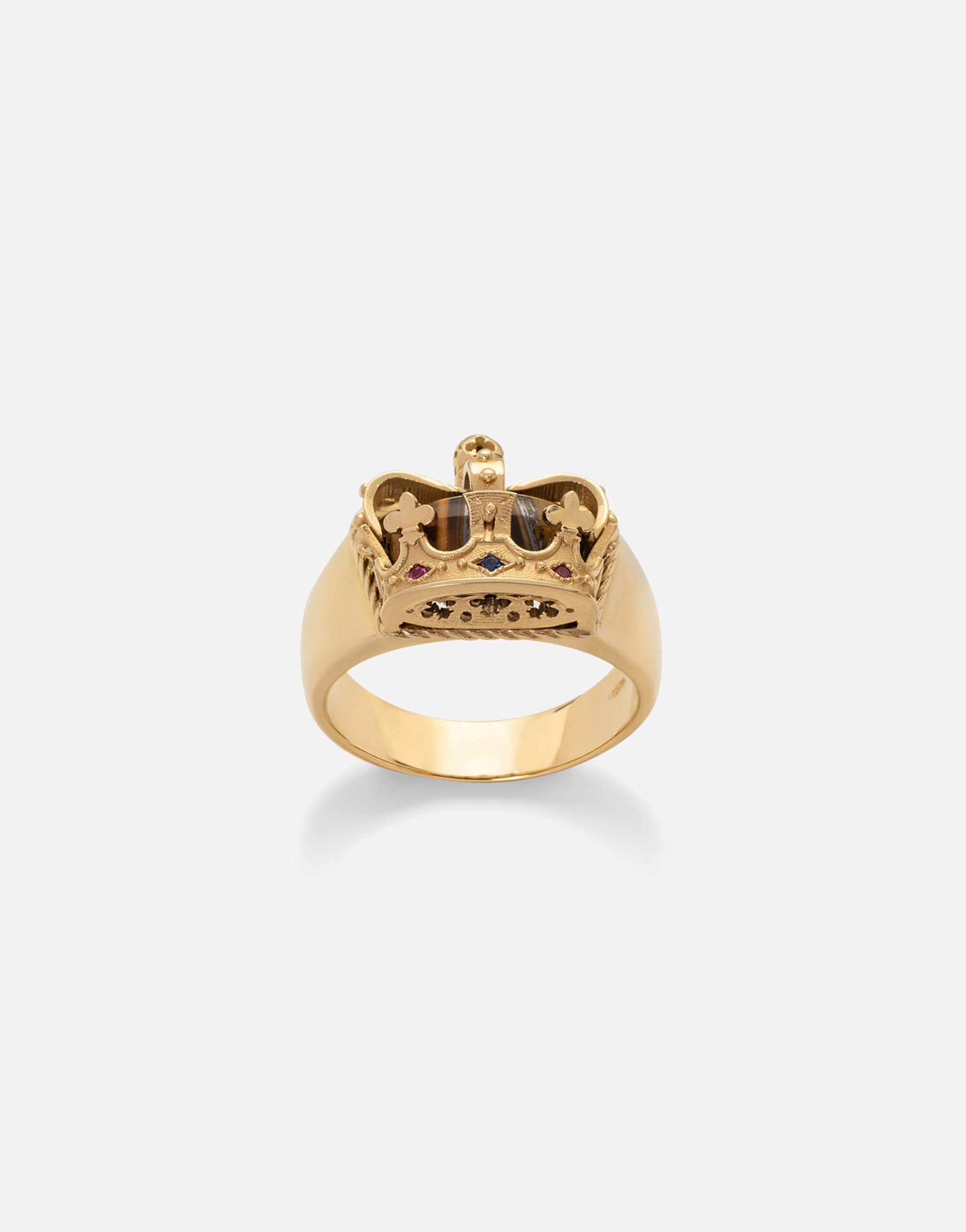 ${brand} Crown yellow gold ring with iron eye on the inside ${colorDescription} ${masterID}