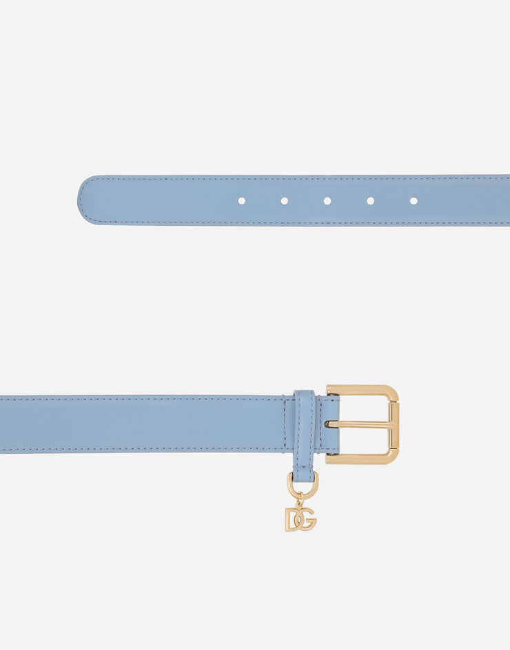 Dolce & Gabbana DG charm belt Light Blue BE1635AW576