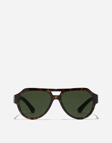 Dolce & Gabbana Mirror logo sunglasses Brown G2NZ2TFU5SW