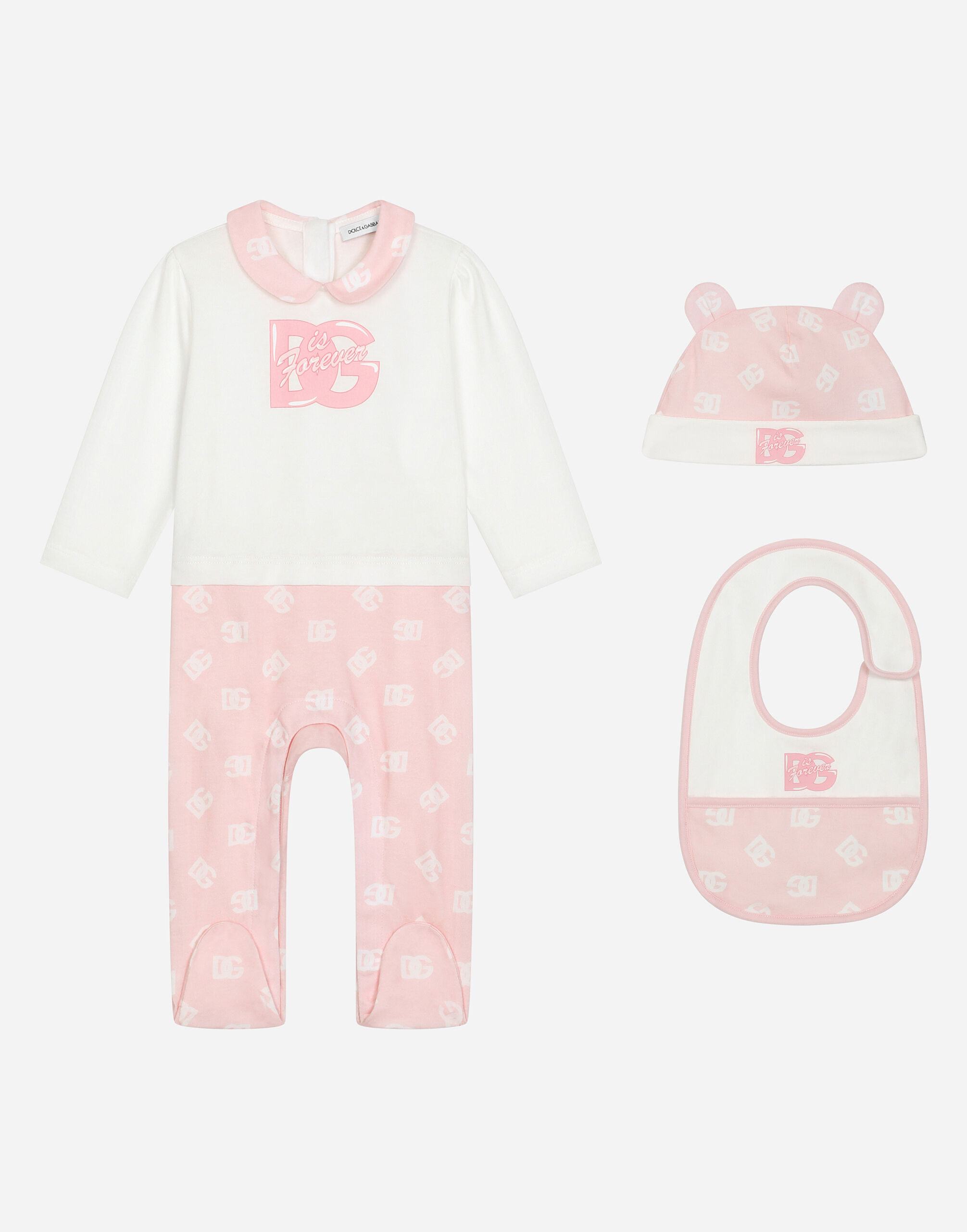 ${brand} 3-piece jersey gift set with all-over logo print ${colorDescription} ${masterID}
