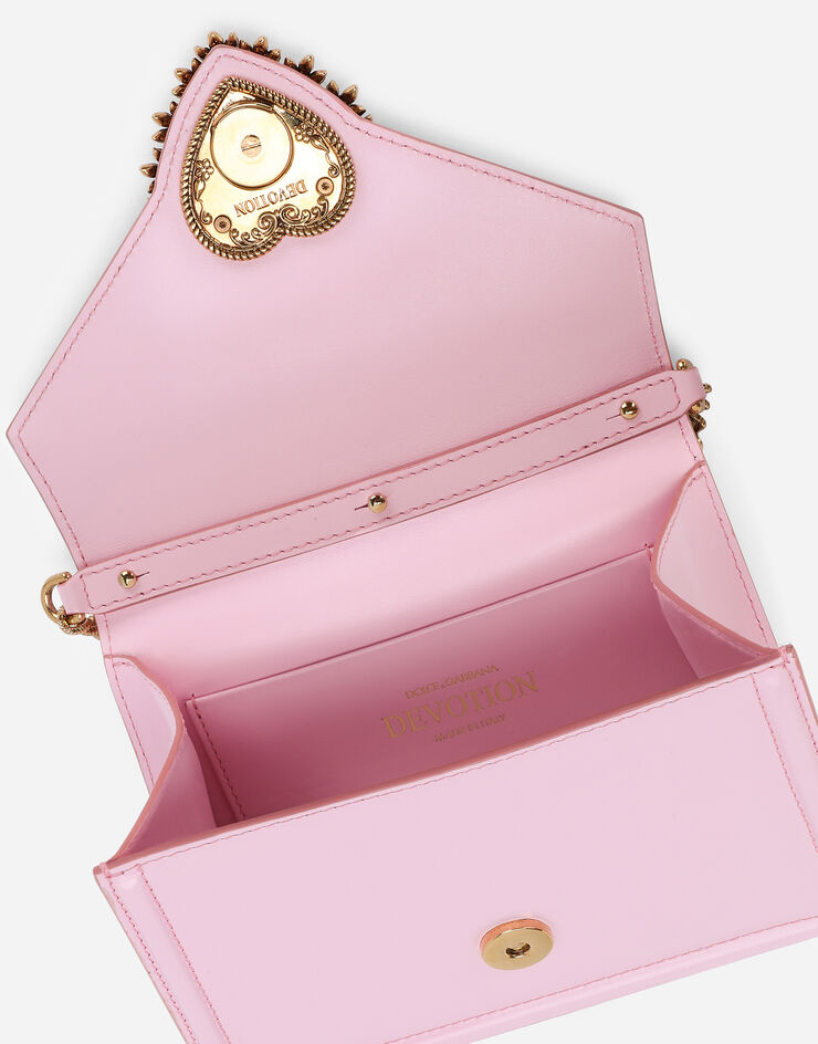 Small calfskin Devotion bag in Pink for Women