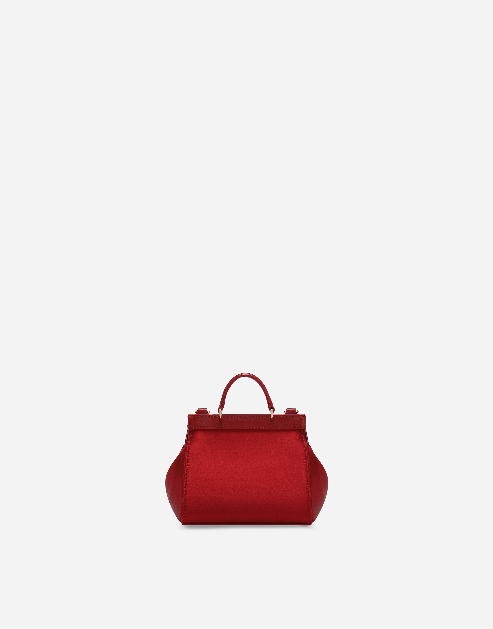 Satin mini Sicily handbag in Red for | Dolce&Gabbana® US