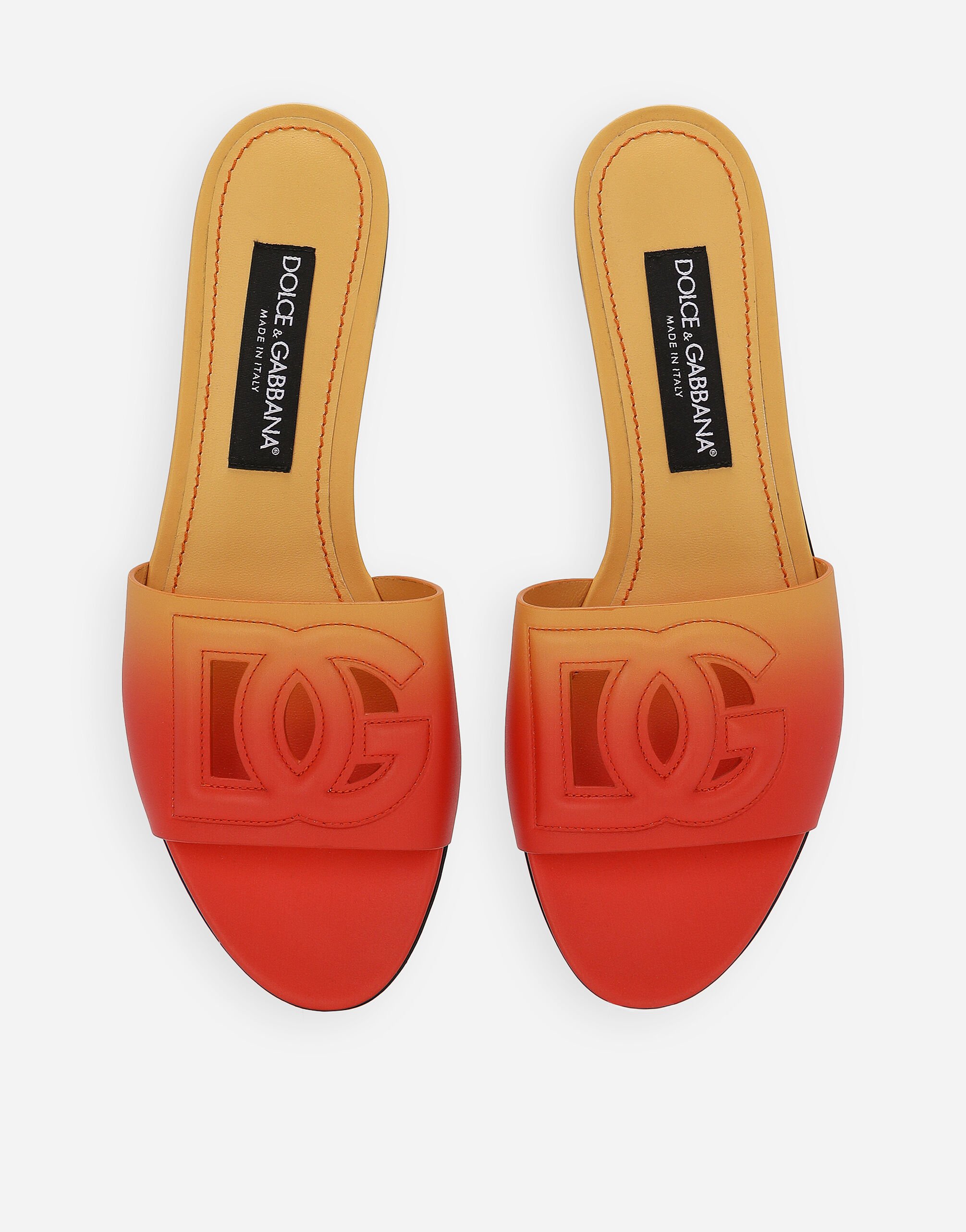 CIABATTA FLAT in Orange for | Dolce&Gabbana® US