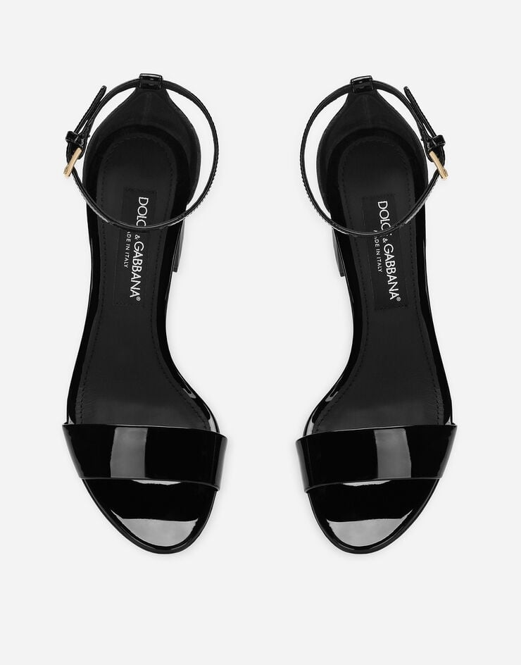 Dolce & Gabbana Patent leather sandals Black CR1693AN704