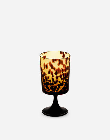 Dolce & Gabbana Hand-Blown Murano Water Glass Multicolor TCB003TCAD1