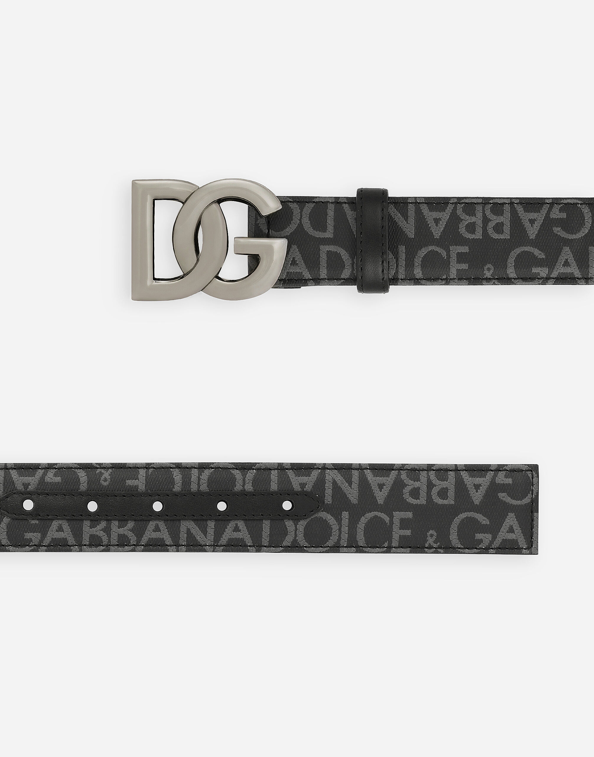 Dolce & Gabbana DG logo belt male Multicolor