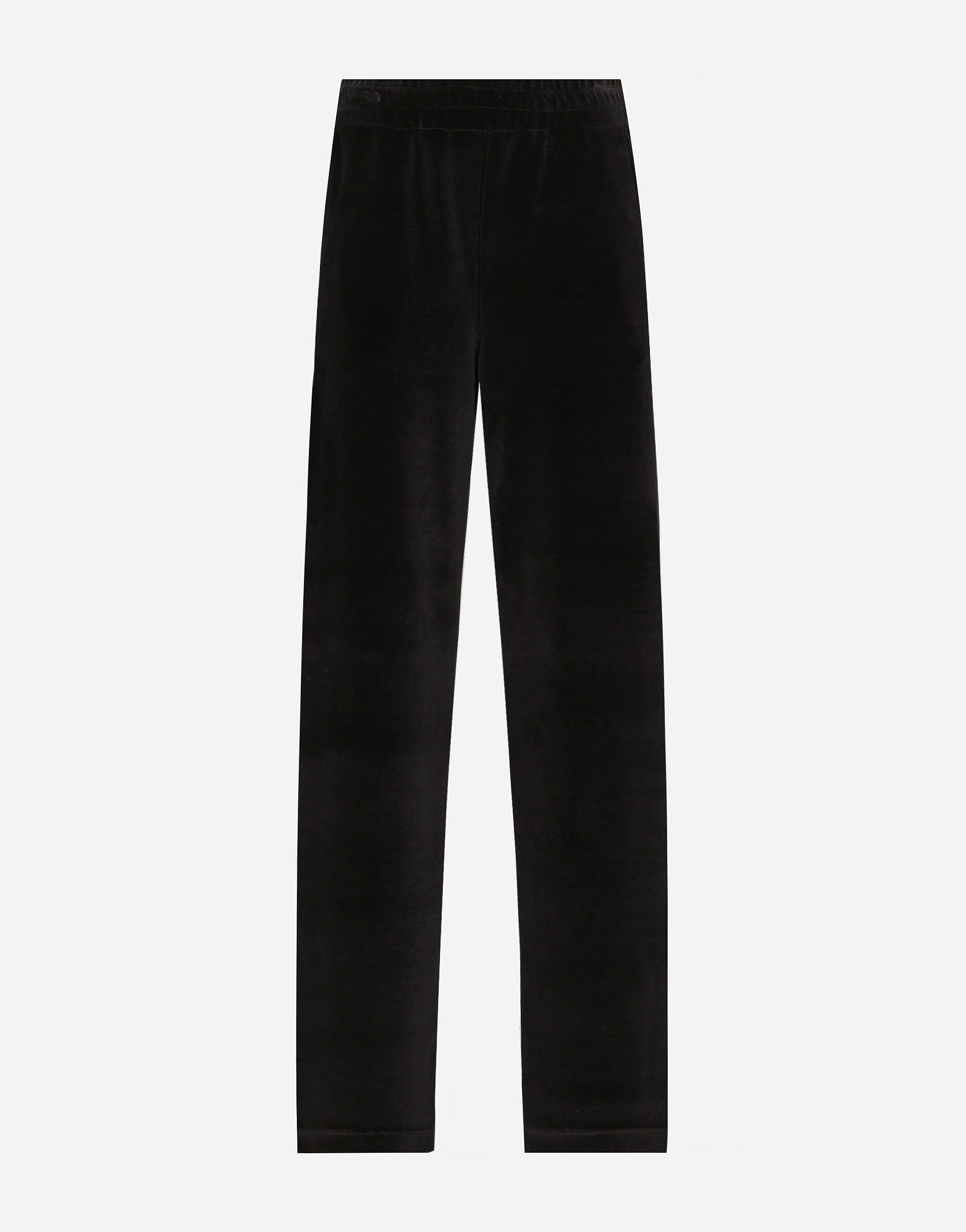 ${brand} Pantalon de jogging en chenille de coton à logo DG ${colorDescription} ${masterID}