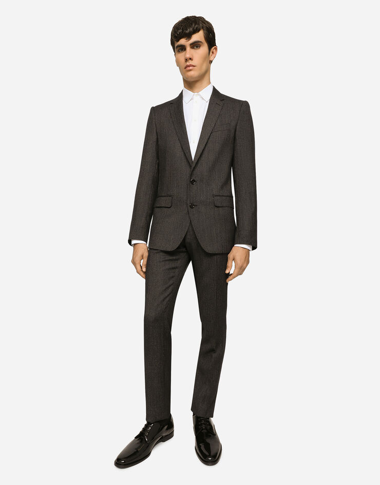 Dolce&Gabbana Single-breasted pinstripe wool Martini-fit suit Multicolor GK0EMTFRRD4