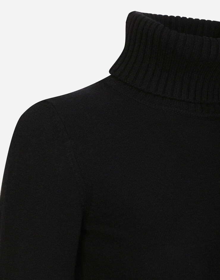 Dolce & Gabbana Cashmere turtle-neck sweater Black FXW20TJAWYQ