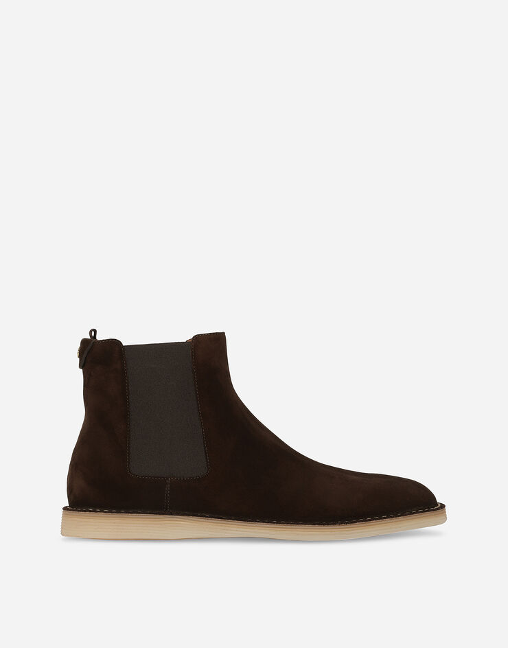 Dolce & Gabbana Suede ankle boots Brown A70151AT441