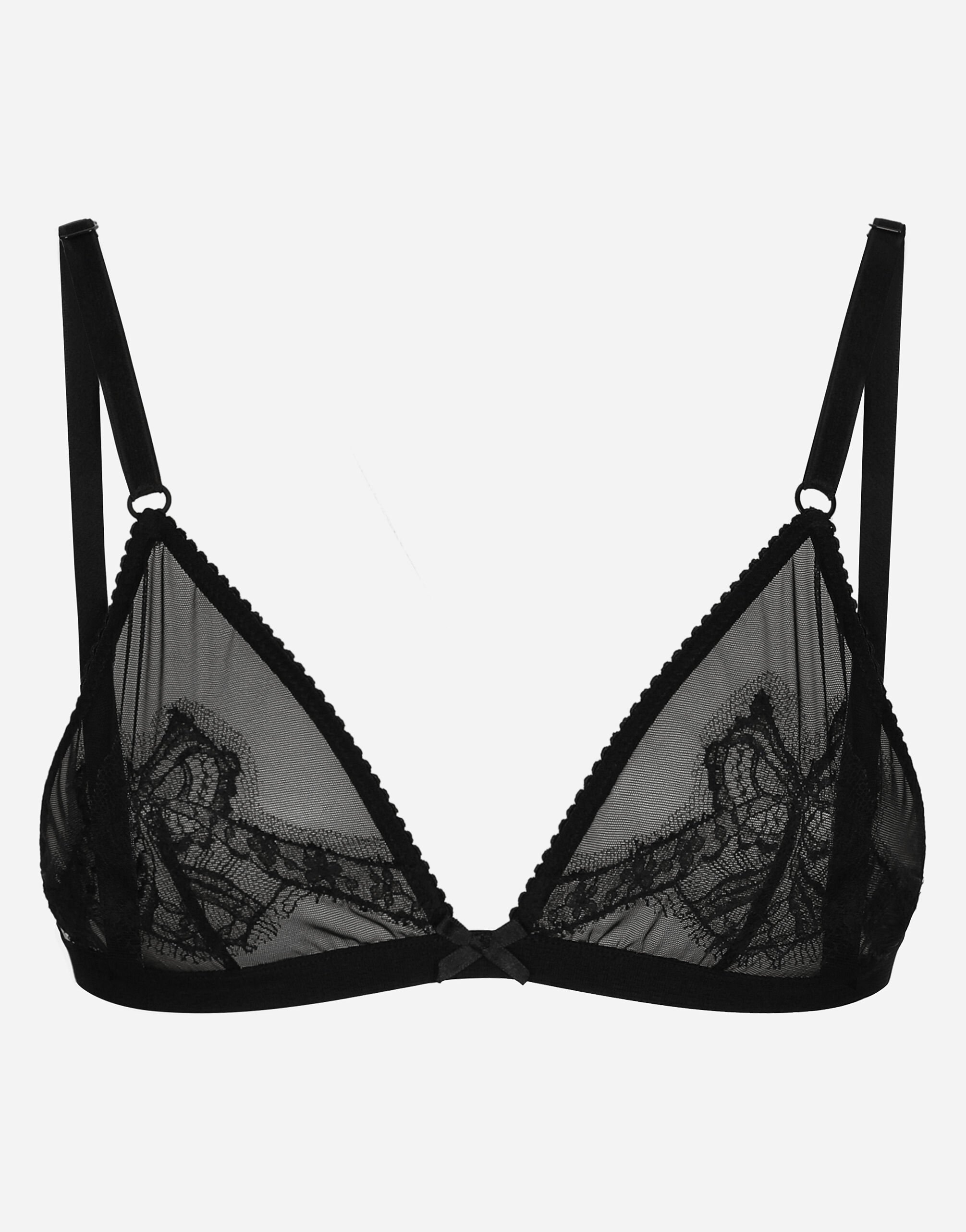 ${brand} Soutien-gorge triangle à bonnets souples en dentelle et tulle ${colorDescription} ${masterID}