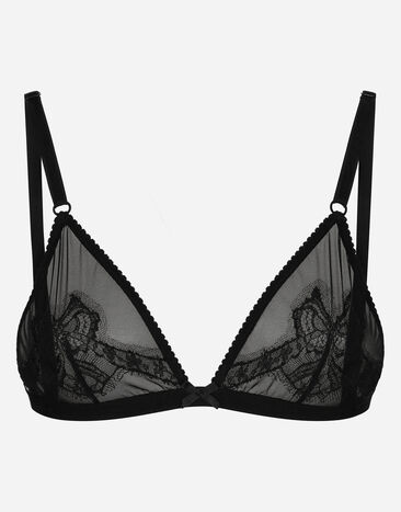 ${brand} Lace and tulle soft-cup triangle bra ${colorDescription} ${masterID}