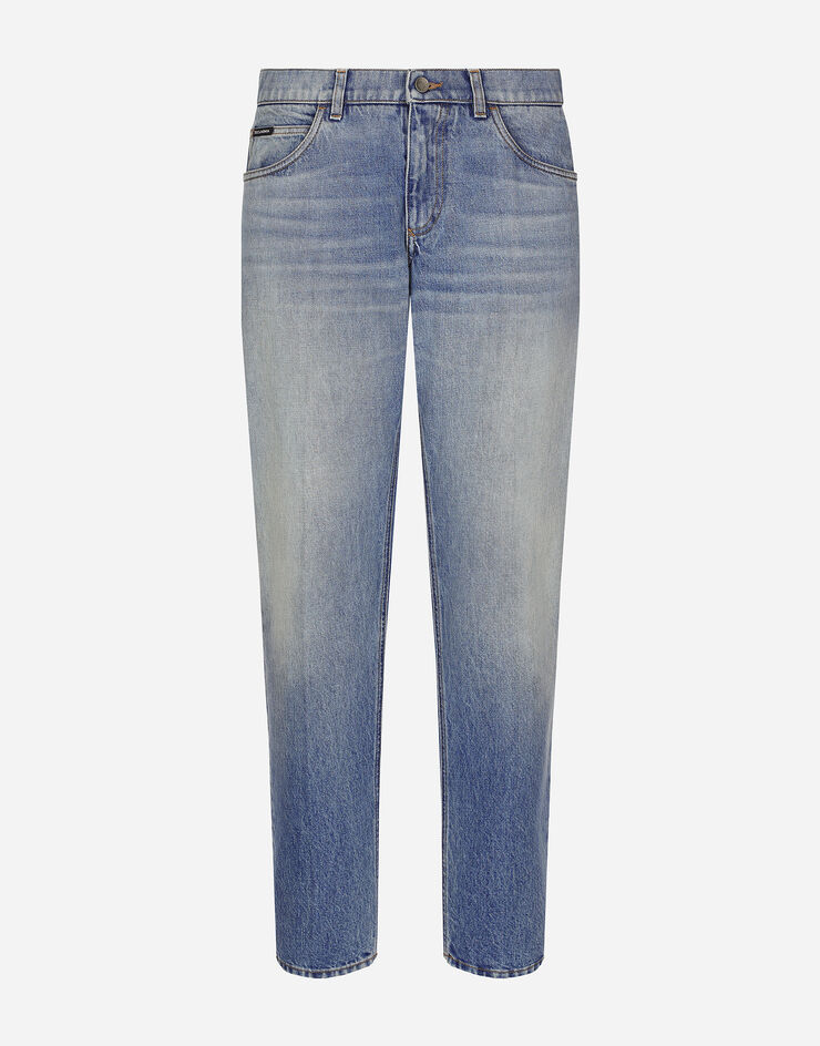 Dolce & Gabbana Jeans Regular aus Denim Mehrfarbig GYJCCDG8KY2