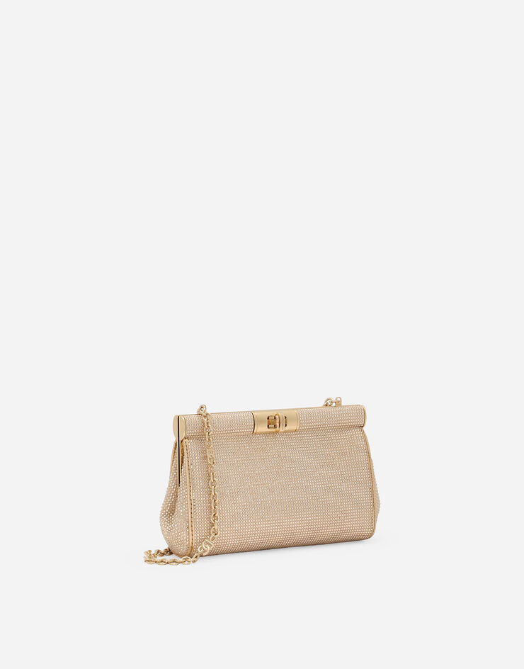 Dolce & Gabbana Sac d’épaule Marlene petit format Beige BB7635A5638