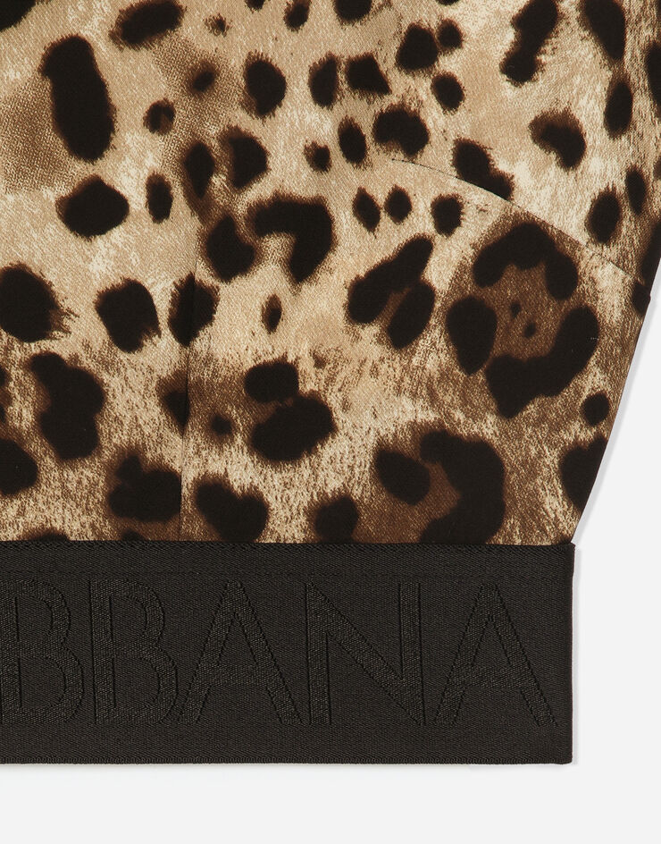 Dolce & Gabbana TOP Estampado Animalier F772ETFSADD