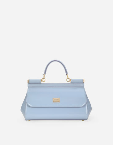 Dolce & Gabbana Sac à main Sicily moyen format allongé Bleu Clair BB7652A1037