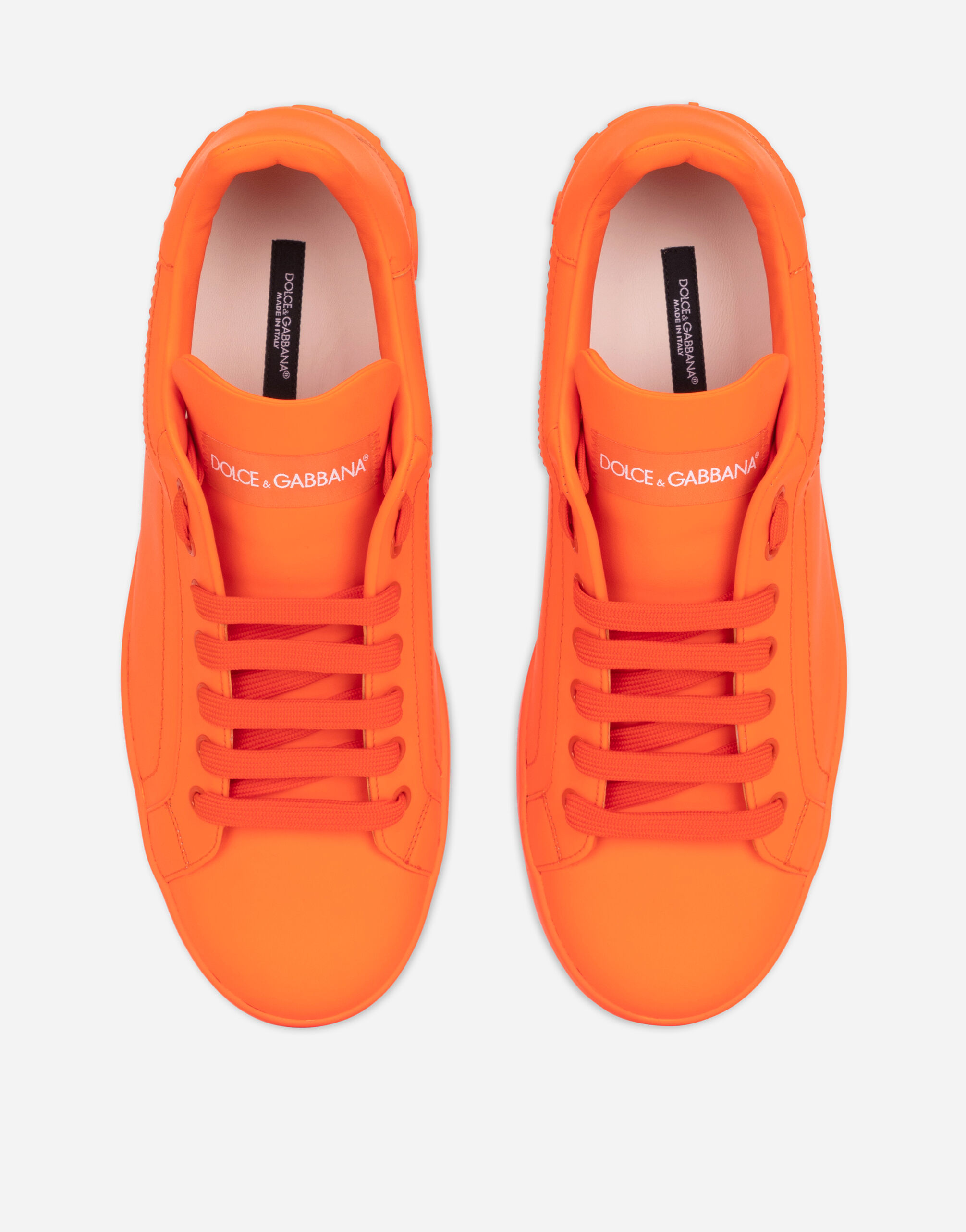 SNEAKER BASSA in Orange for Men | Dolce&Gabbana®