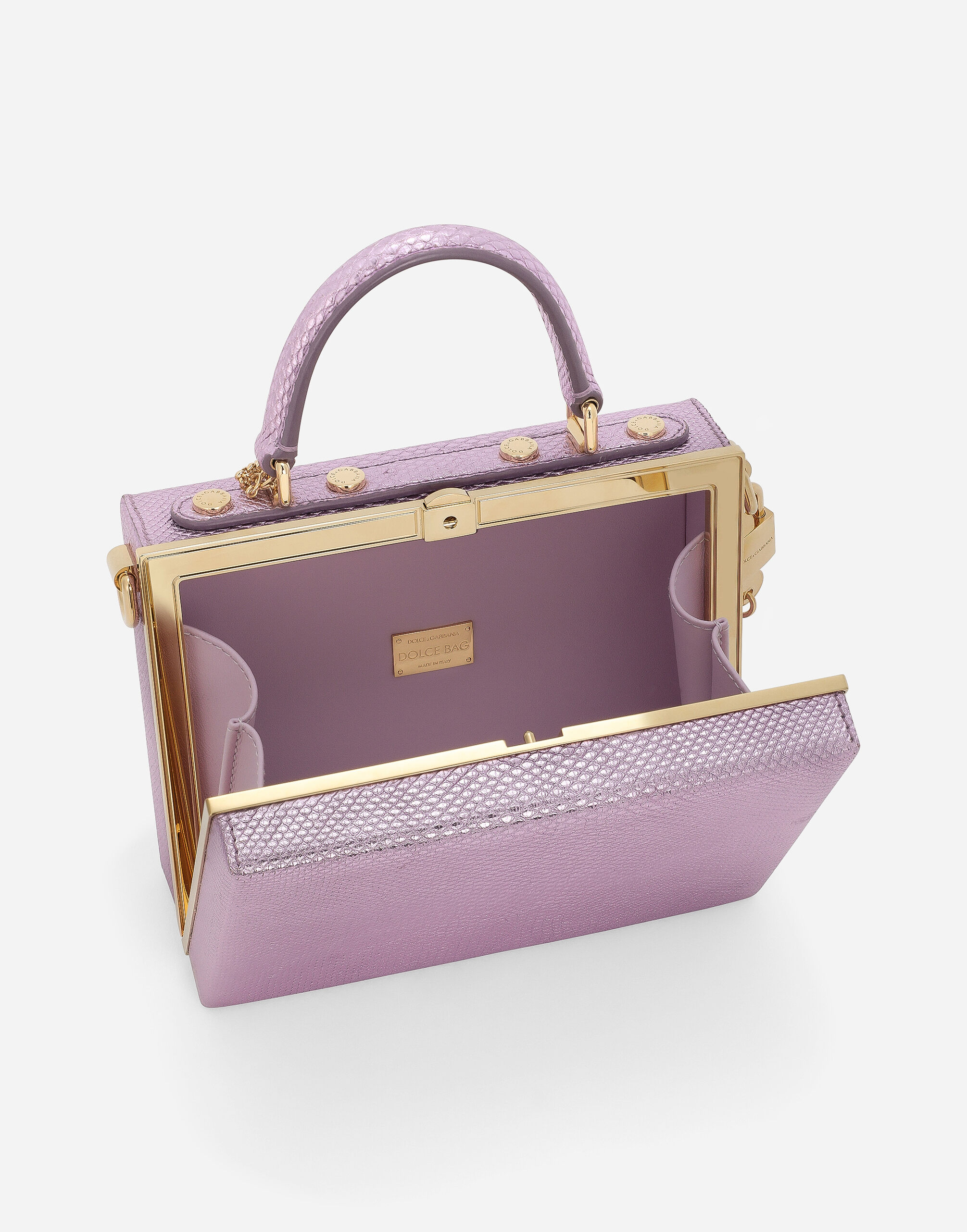 Dolce Box bag in Lilac for | Dolce&Gabbana® US