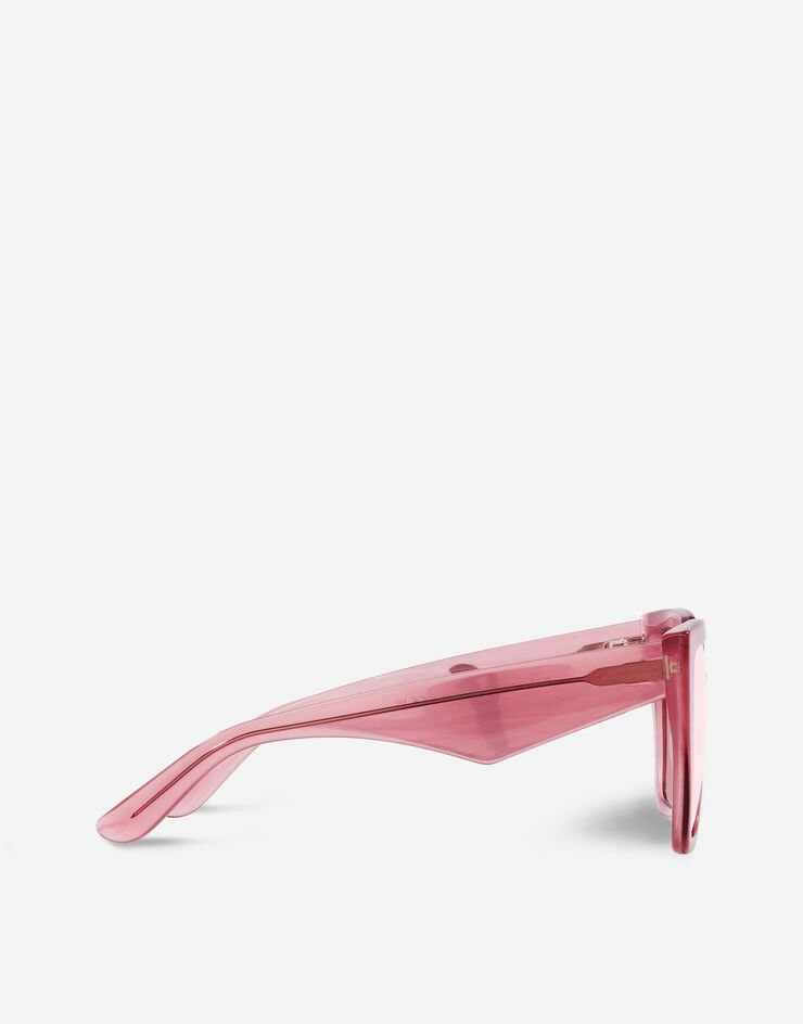 DG Crossed Sunglasses in Fleur pink for Women | Dolce&Gabbana®