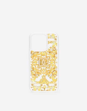 Dolce & Gabbana iPhone 15 Pro cover Yellow BI3314AT880